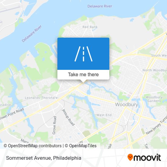 Mapa de Sommerset Avenue