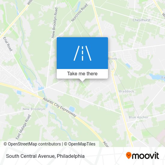 Mapa de South Central Avenue