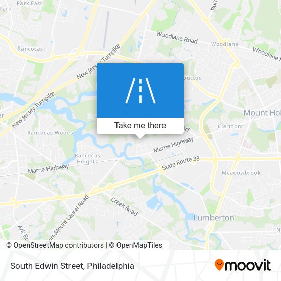 Mapa de South Edwin Street