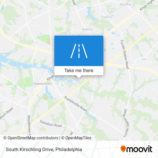 South Kirschling Drive map