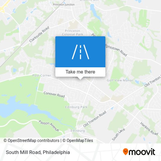 South Mill Road map