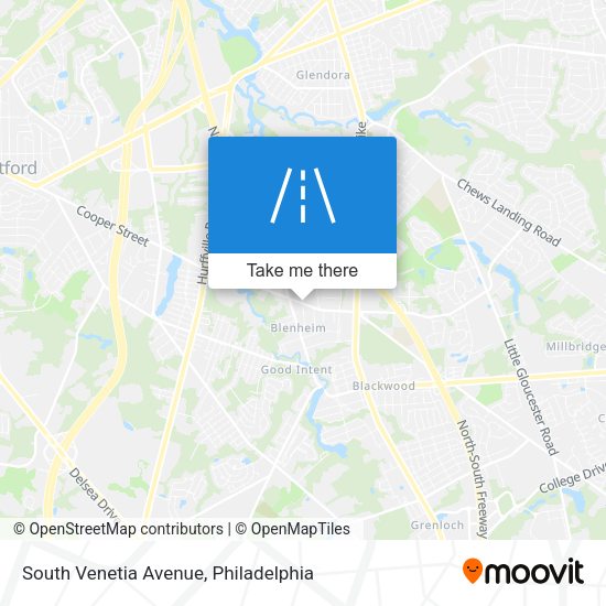 Mapa de South Venetia Avenue