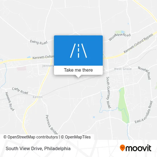 South View Drive map