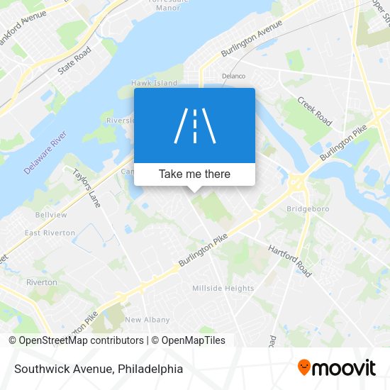 Mapa de Southwick Avenue