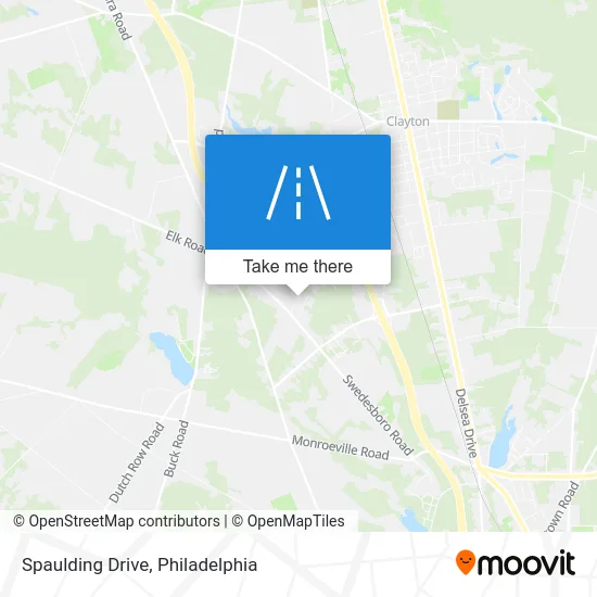 Spaulding Drive map