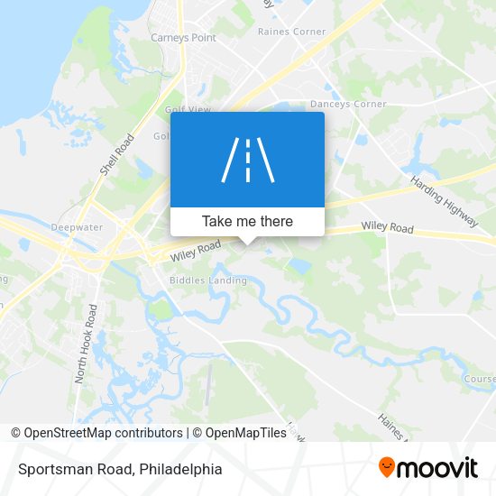Mapa de Sportsman Road