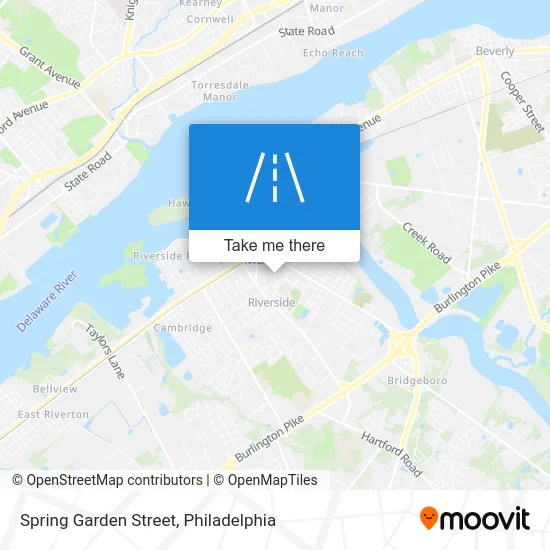 Spring Garden Street map
