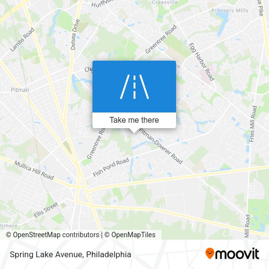 Spring Lake Avenue map