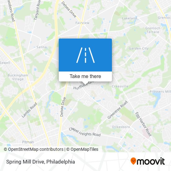 Spring Mill Drive map