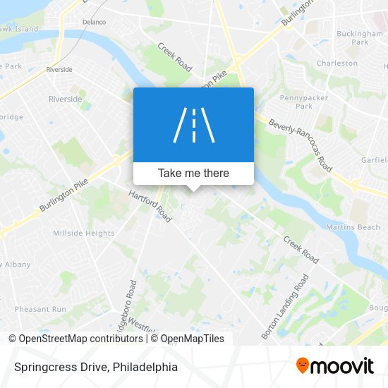 Springcress Drive map
