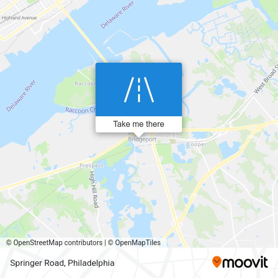 Mapa de Springer Road