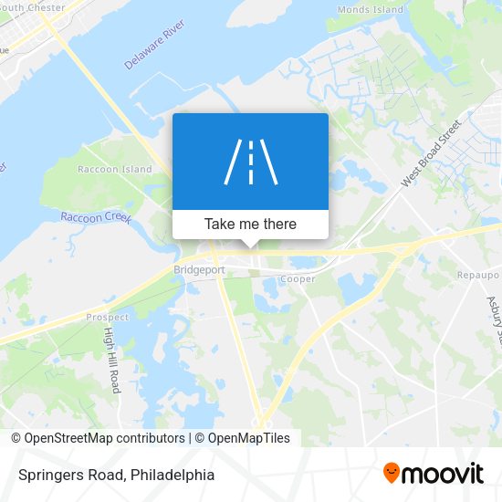 Mapa de Springers Road