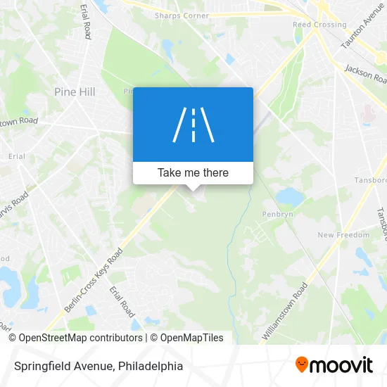 Springfield Avenue map