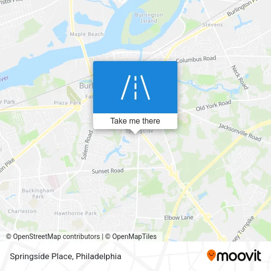 Springside Place map