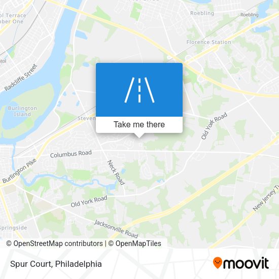 Mapa de Spur Court