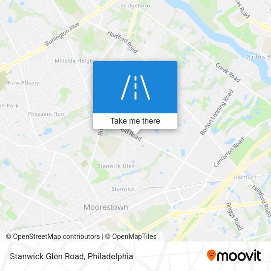 Mapa de Stanwick Glen Road
