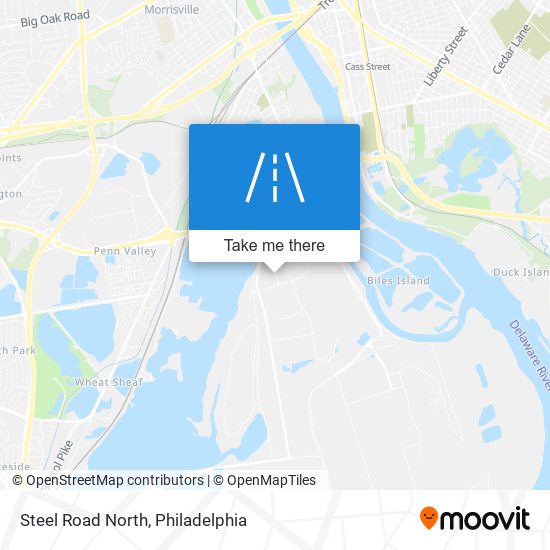 Steel Road North map