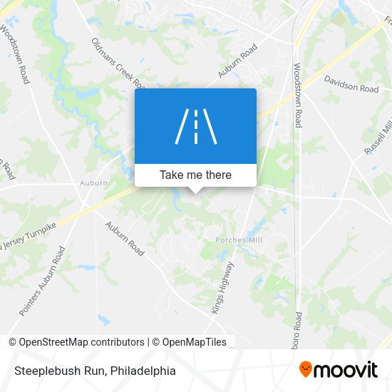 Steeplebush Run map