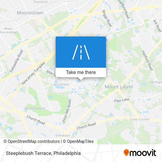 Mapa de Steeplebush Terrace