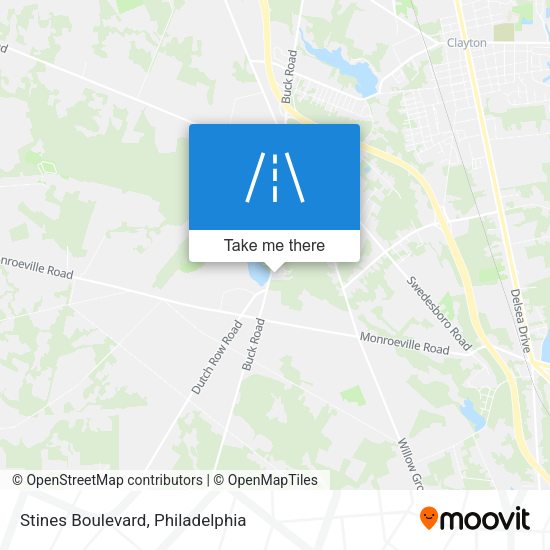 Stines Boulevard map
