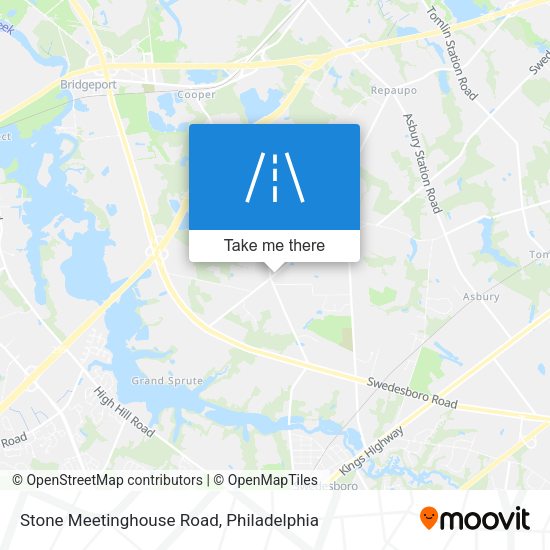 Stone Meetinghouse Road map