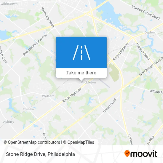 Stone Ridge Drive map