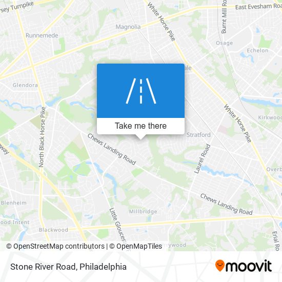 Stone River Road map