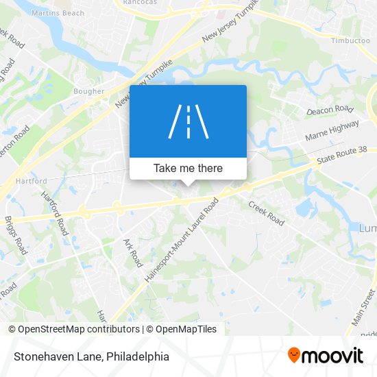 Stonehaven Lane map