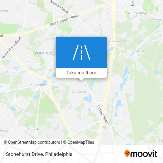 Stonehurst Drive map