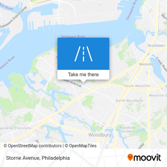 Mapa de Storrie Avenue