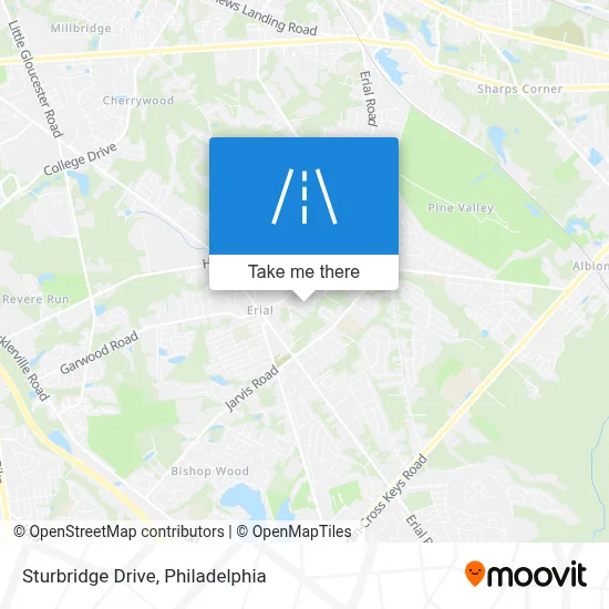 Sturbridge Drive map