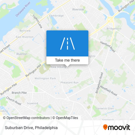 Suburban Drive map