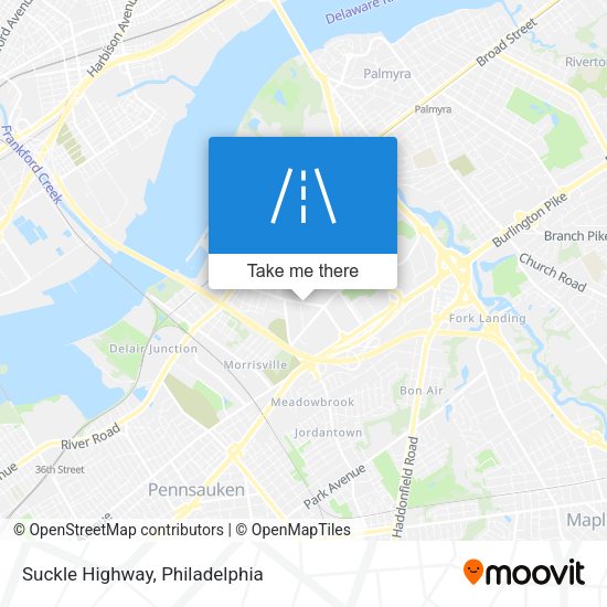 Mapa de Suckle Highway