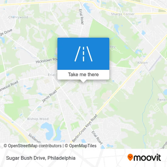 Sugar Bush Drive map