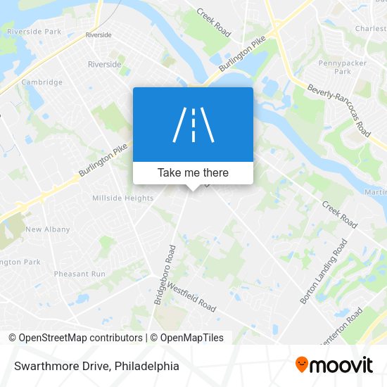Swarthmore Drive map