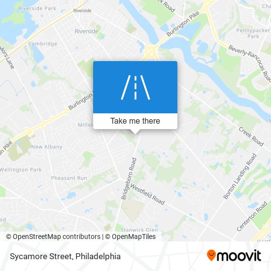 Mapa de Sycamore Street