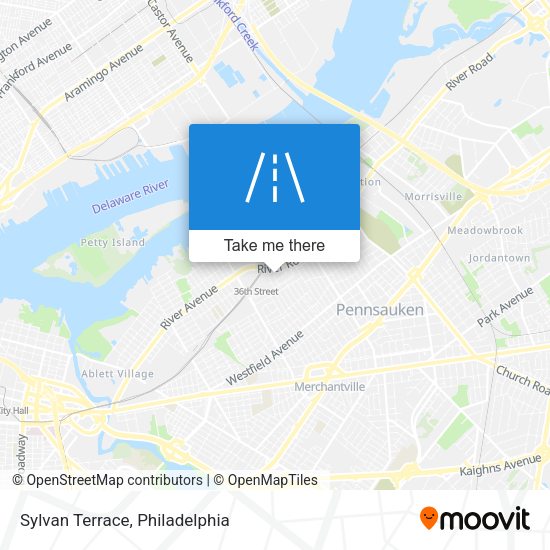 Sylvan Terrace map