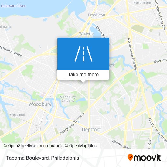 Mapa de Tacoma Boulevard