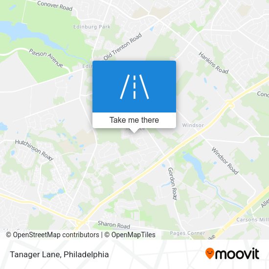 Mapa de Tanager Lane