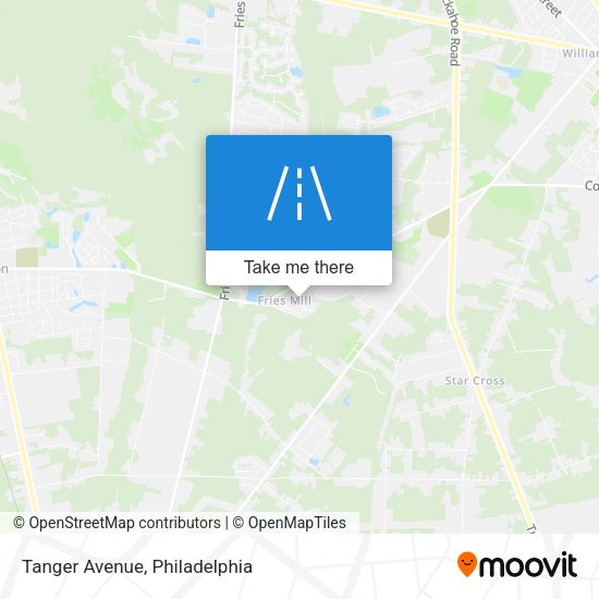 Mapa de Tanger Avenue
