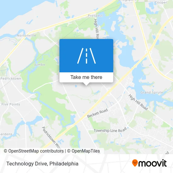 Technology Drive map