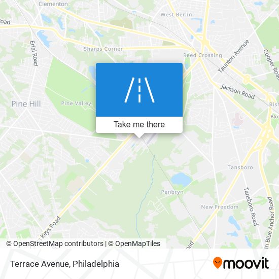 Mapa de Terrace Avenue