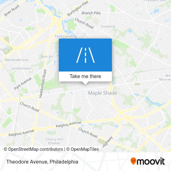 Theodore Avenue map