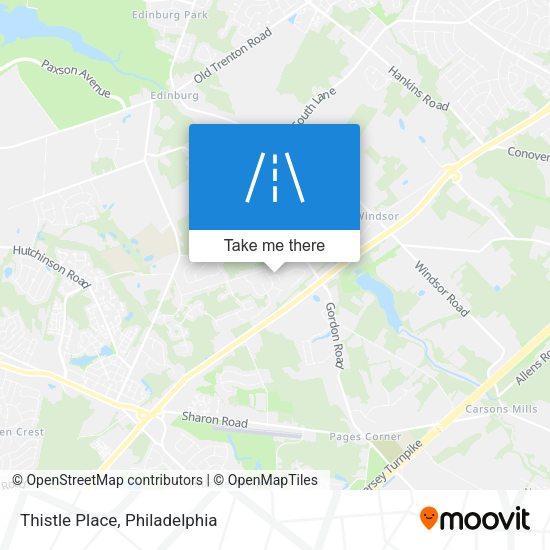 Mapa de Thistle Place