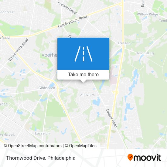 Mapa de Thornwood Drive