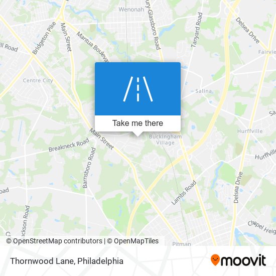 Thornwood Lane map
