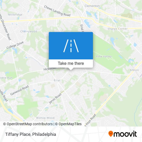 Mapa de Tiffany Place