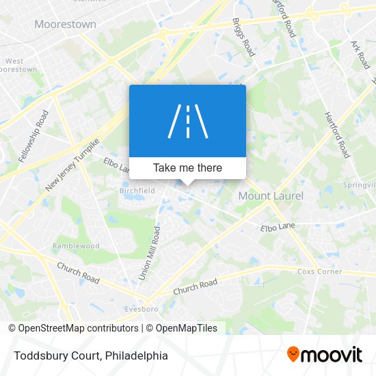 Mapa de Toddsbury Court