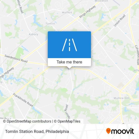 Tomlin Station Road map