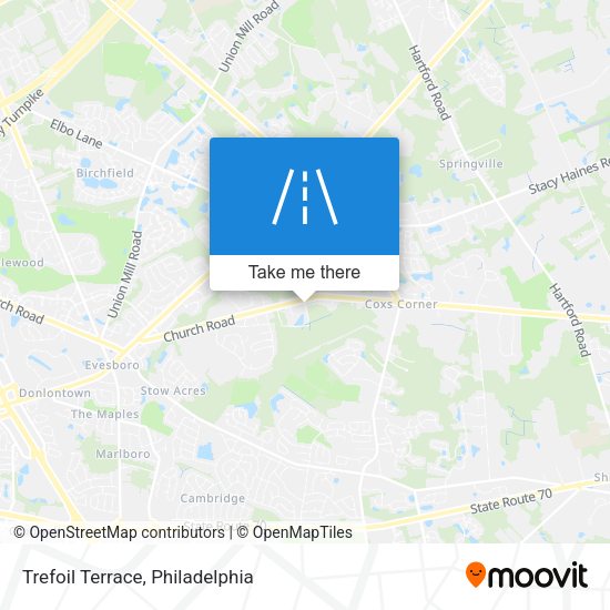Mapa de Trefoil Terrace